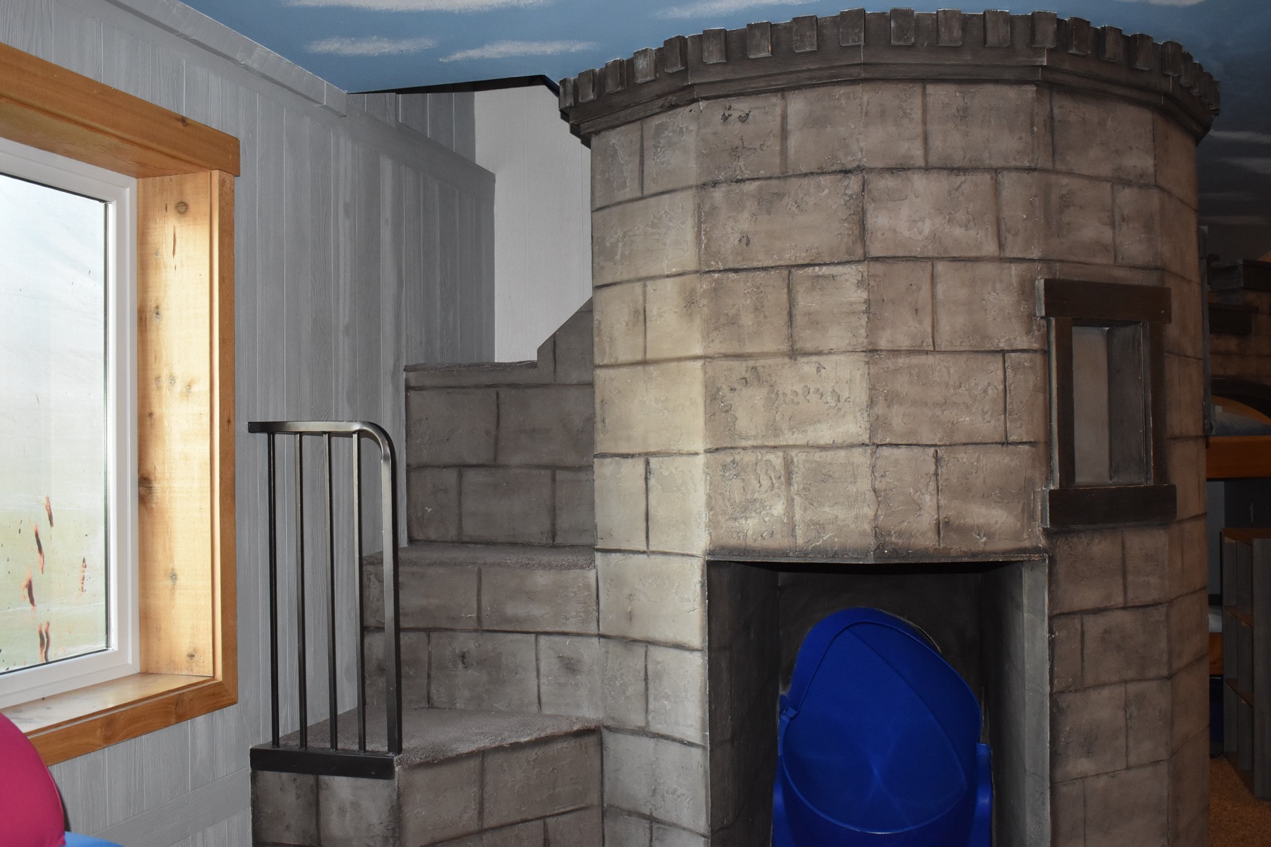 Indoor play space at the lodge