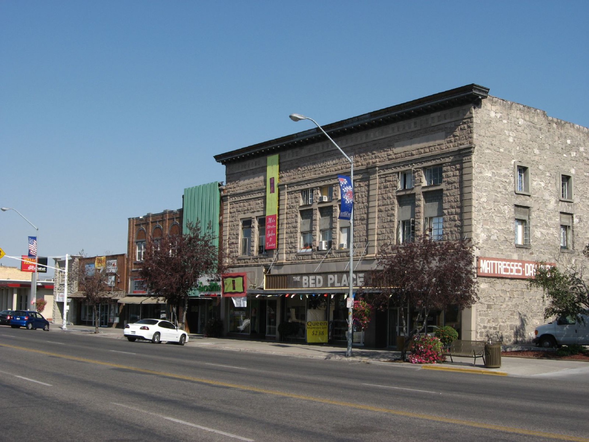 Rexburg town for supplies and dining